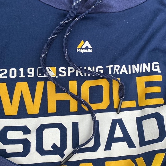 MLB RARE MILWAUKEE BREWERS SPRING TRAINING Blue Hoodie in 3XL - Picture 5 of 7
